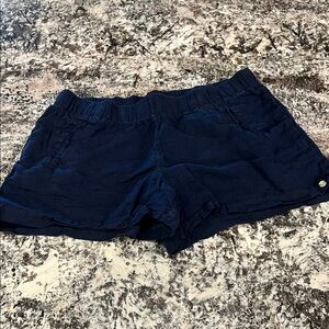 Lilly Pulitzer Lilo Linen Shorts Navy